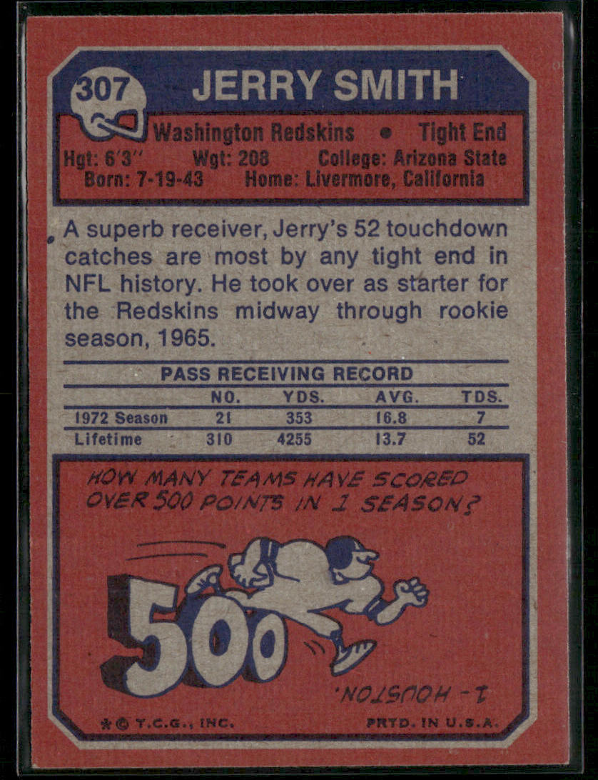 1973 Topps Jerry Smith #307