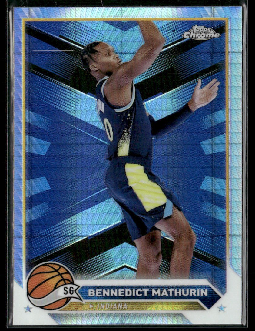 2023-24 Topps Chrome Benedict Mathurin #76 Prism Refractor