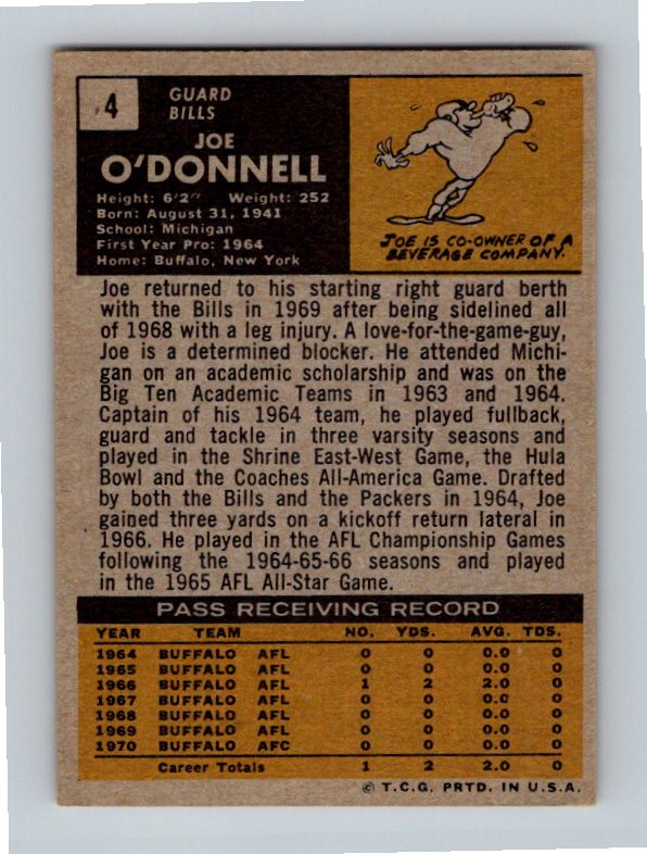 1971 Topps Joe O'Donnell #4