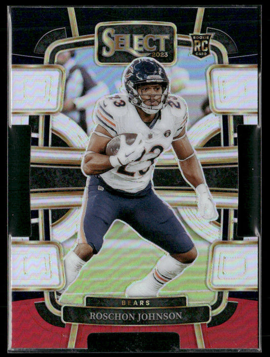 2023 Panini Select Roschon Johnson #19 Die Cut RC