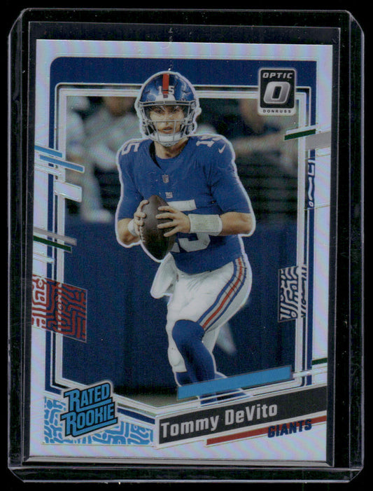 2023 Panini Donruss Optic Tommy DeVito #280 Holo Prizm Rated Rookie