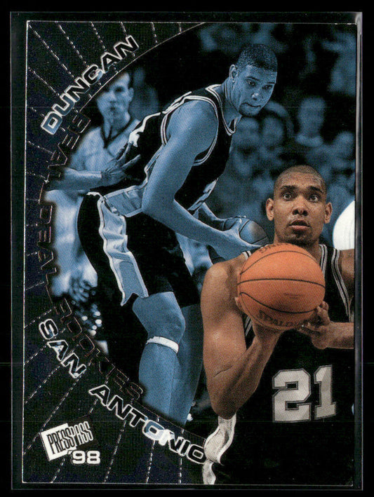 1997-98 Press Pass Tim Duncan #21 1/9