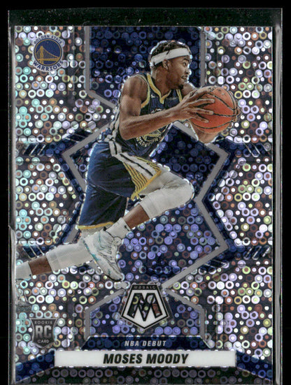 2021-22 Panini Mosaic Moses Moody #277 Silver Disco Rookie