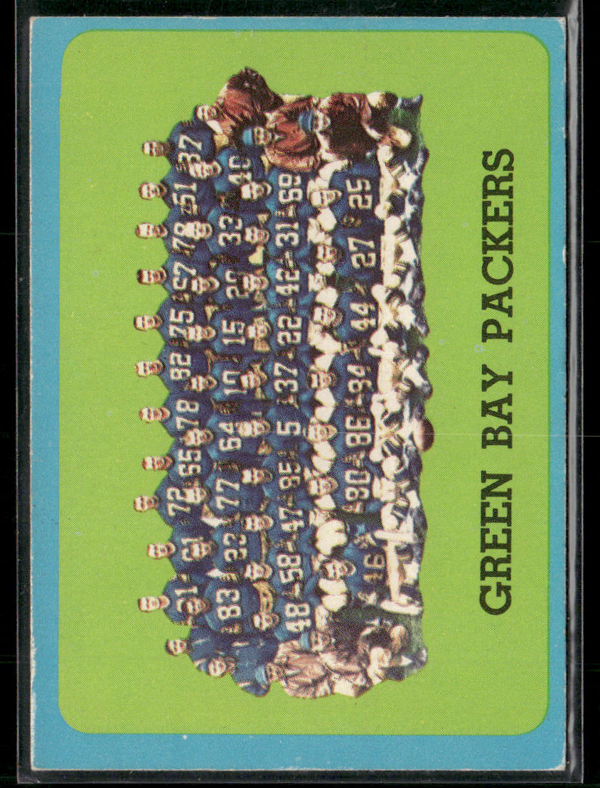 1963 Topps Green Bay Packers #97 Team Card