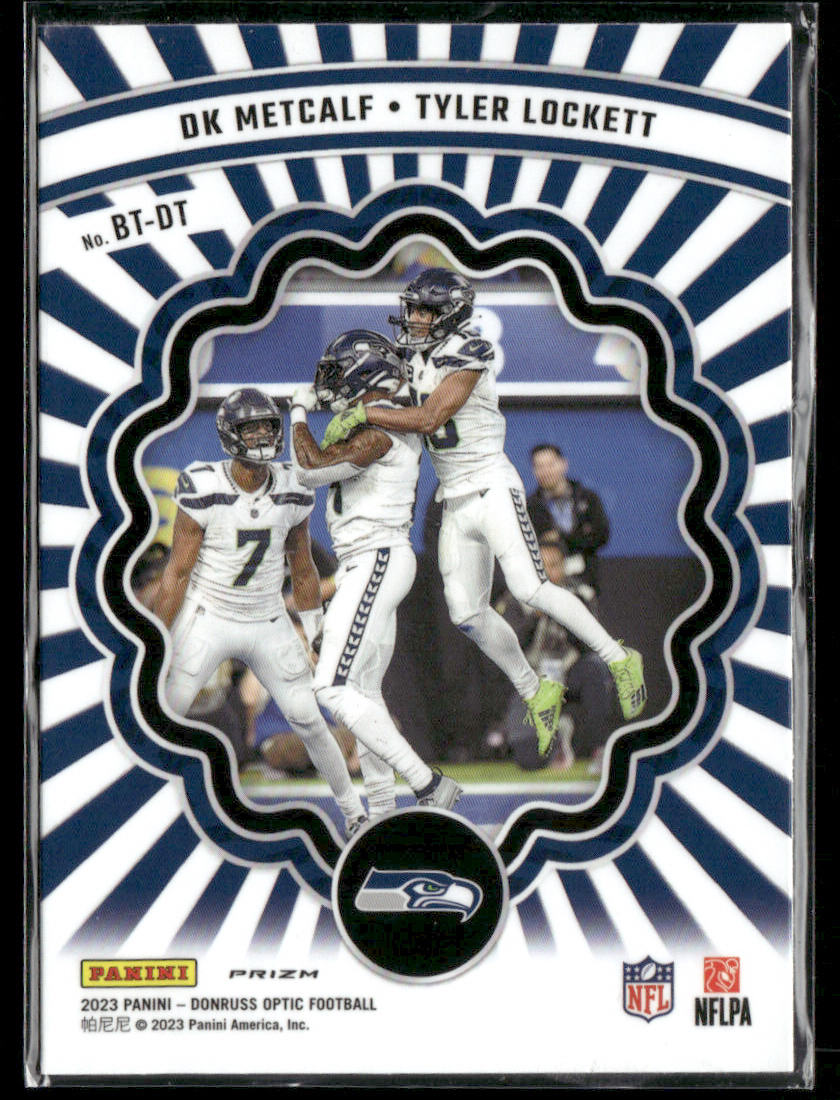 2023 Panini Donruss Optic Football DK Metcalf Tyler Lockett #No. BT-DT