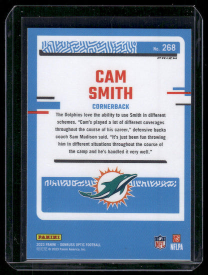 2023 Panini Donruss Optic Cam Smith #268 Holo Prizm Rated Rookie