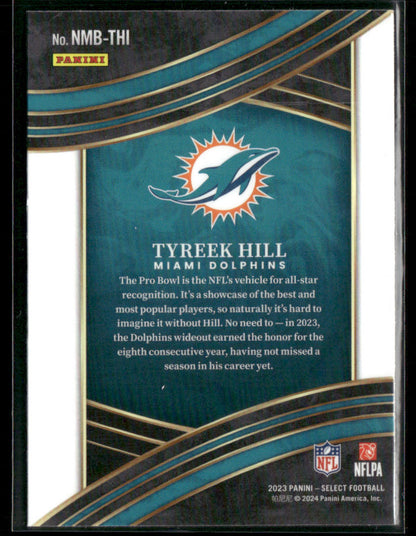 2023 Panini Select Tyreek Hill #NMB-THI Numbers