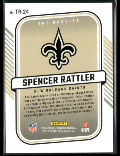 2024 Donruss Spencer Rattler #TR-24