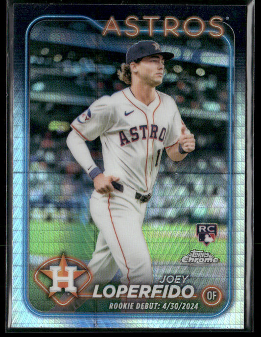 2024 Topps Chrome Update Joey Loperido #USC140 Prism Refractor Rookie