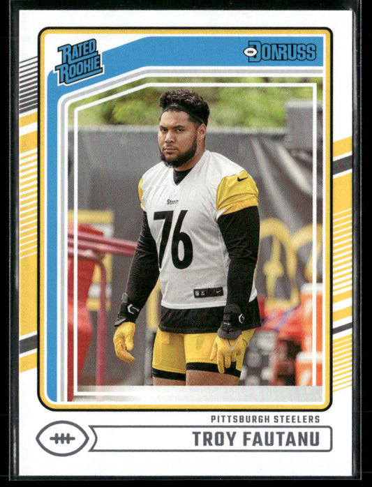 2024 Donruss Troy Fautanu #360 Rated rookie