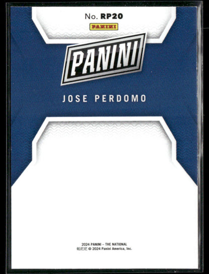 2024 Panini The National Jose Perdomo #RP20