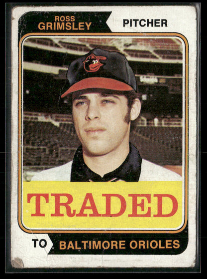 1974 Topps Ross Grimsley #59T Traded