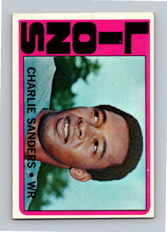 1972 Topps Charlie Sanders #60