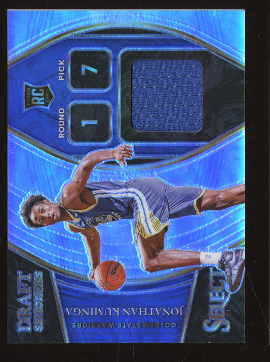 2021-22 Panini Select Jonathan Kuminga #DS-JKM Jersey RC