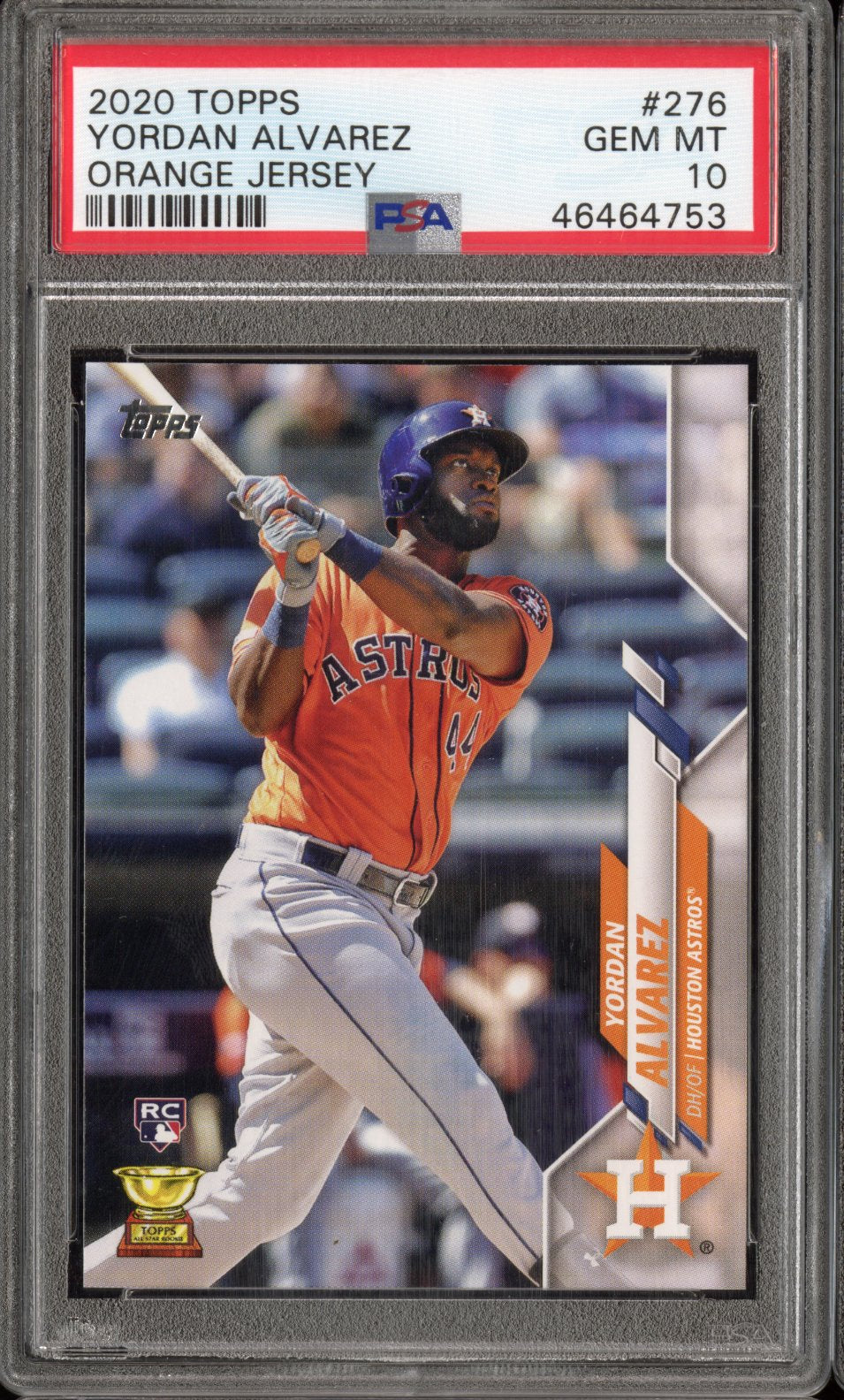 2020 Topps Yordan Alvarez #276 PSA 10