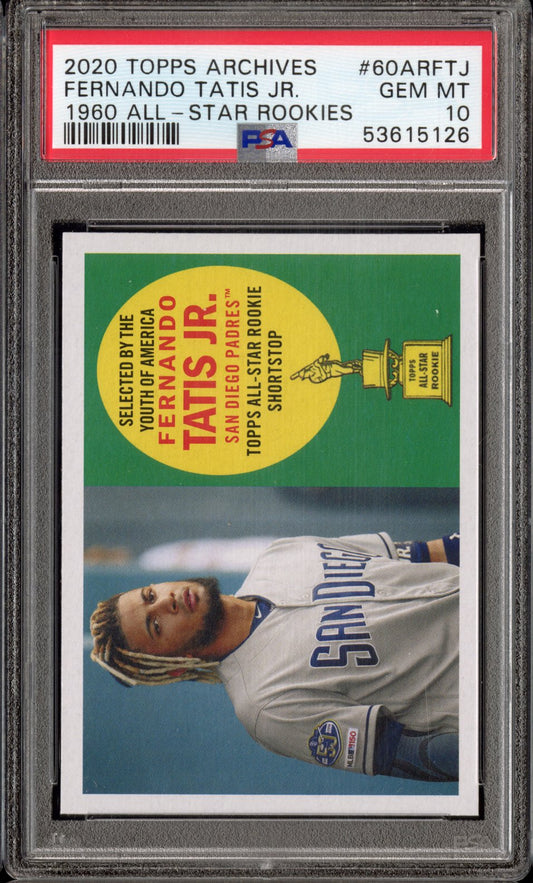 2020 Topps Archives 1960 All-Star Rookies Fernando Tatis JR. #60ARFTJ PSA 10