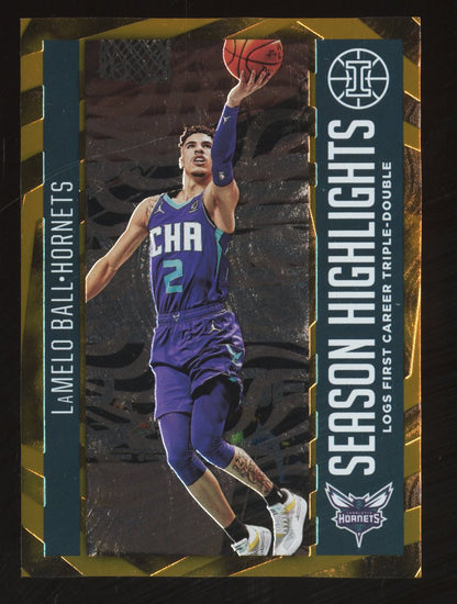 2020-21 Panini Illusions LaMelo Ball #9 Season Highlights /75