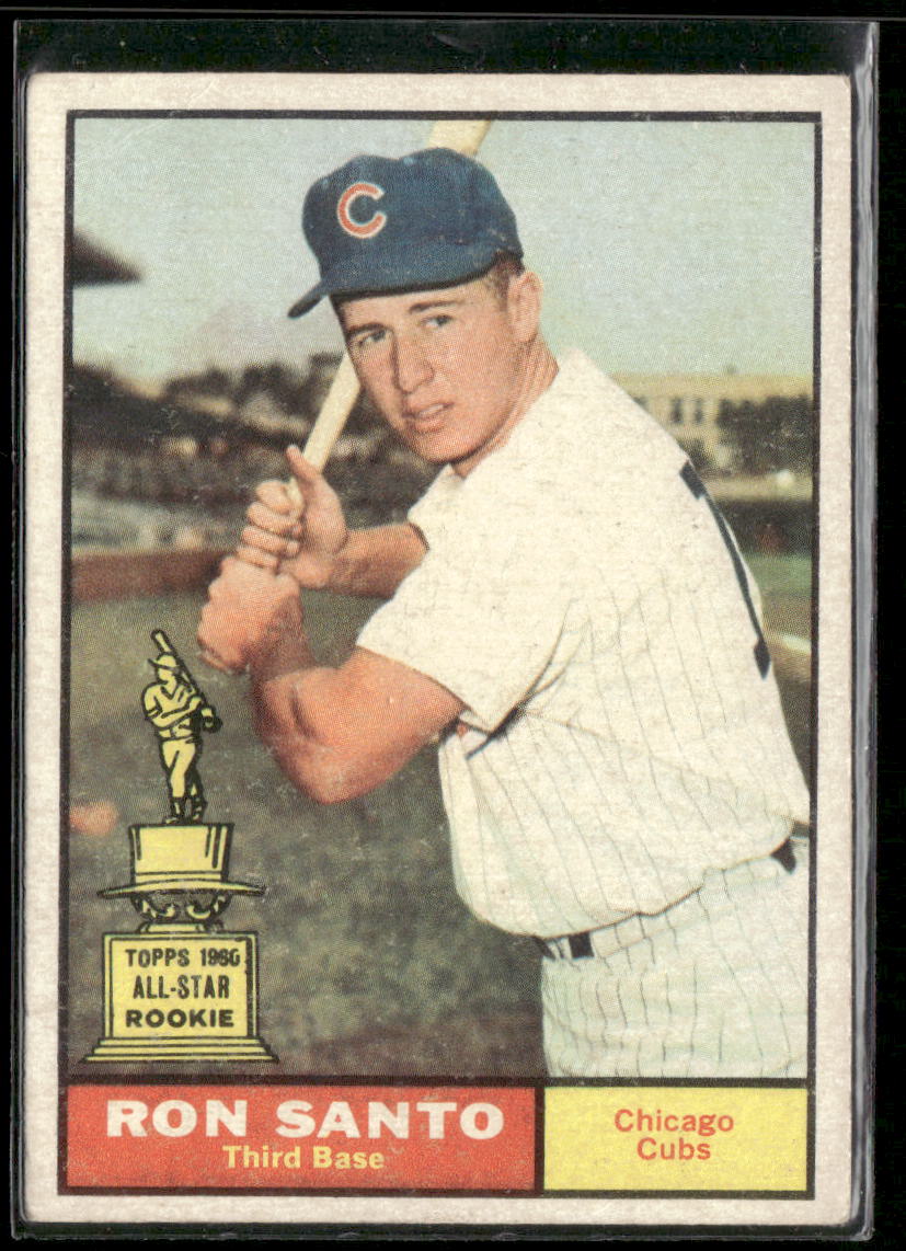 1961 Topps Ron Santo #35 All-Star Rookie Cup Rookie