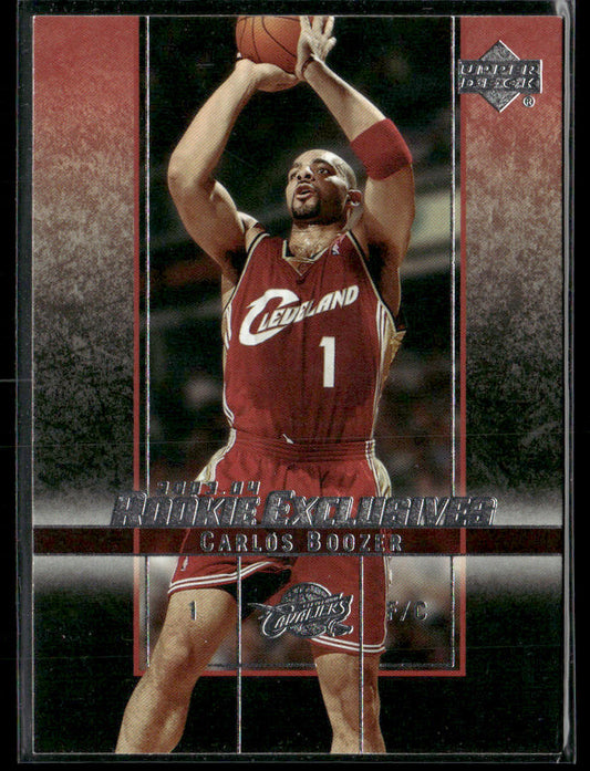 2003 Upper Deck Rookie Exclusives Carlos Boozer #34