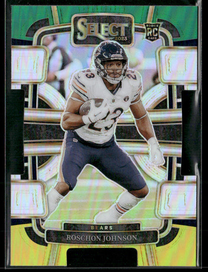 2023 Panini Select Roschon Johnson #19 Die Cut