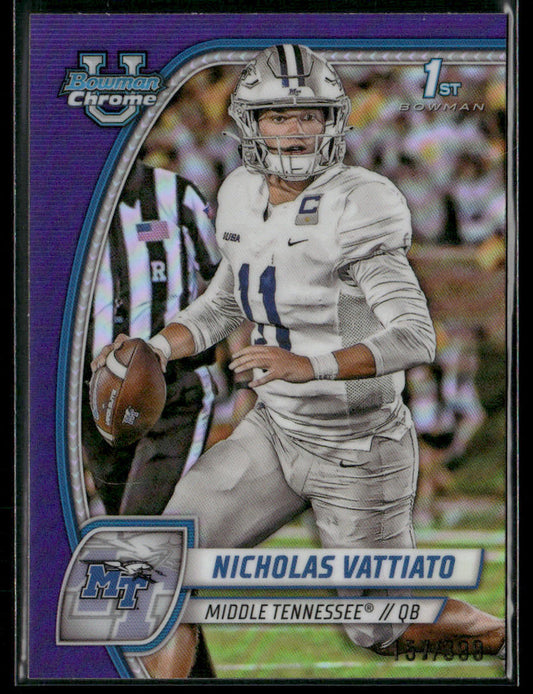 2024 Bowman Chrome University Nicholas Vattiato #138