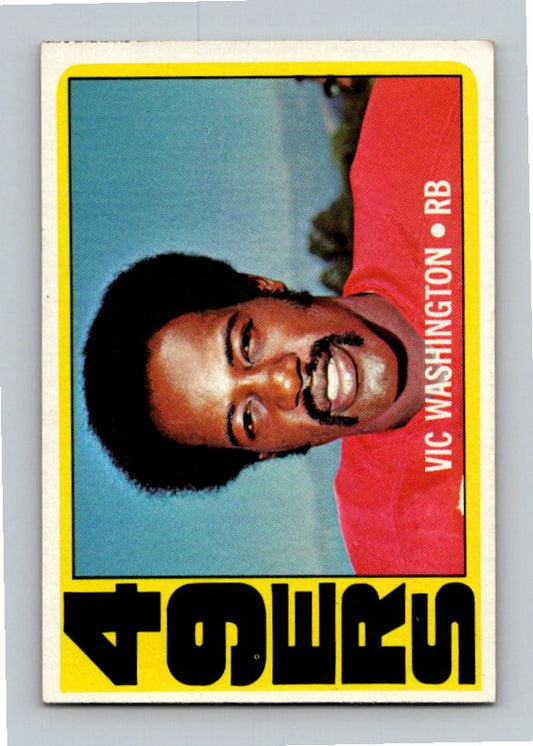 1972 Topps Vic Washington #22