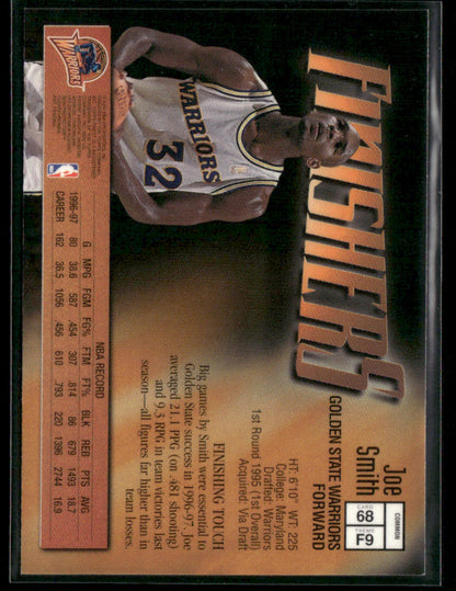 1997-98 Topps Finest Joe Smith #F9 Finishers