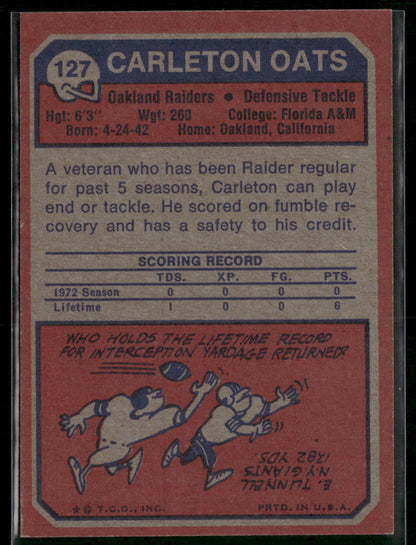 1973 Topps Carleton Oats #127