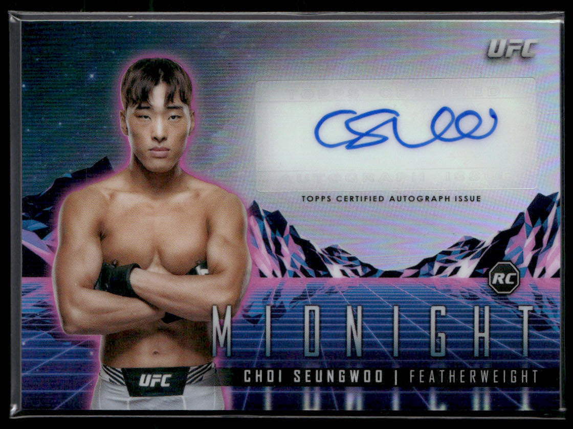 2024 Topps Midnight UFC Choi Seungwoo #HS-SWC Horizon Autograph