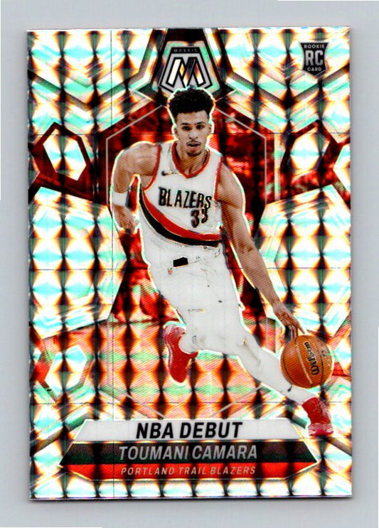 2023-24 Panini Mosaic Toumani Camara #270 NBA Debut Mosaic RC