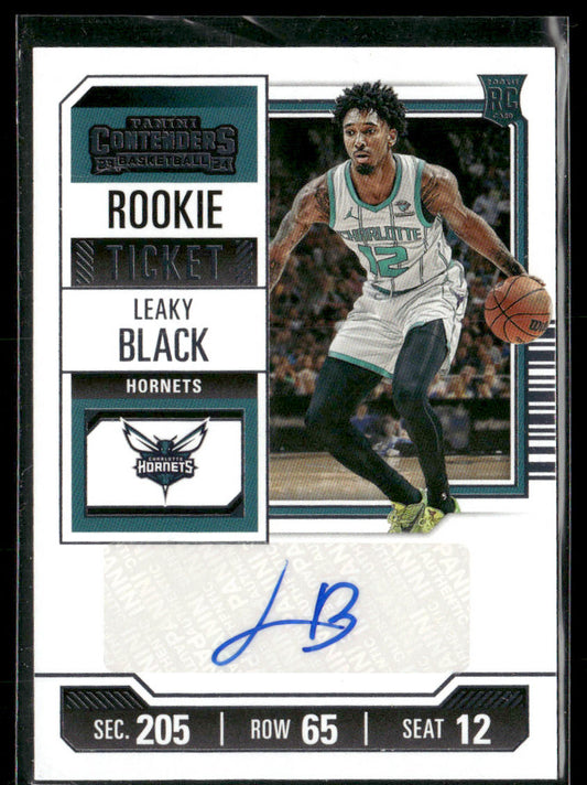 2023-24 Panini Contenders Leaky Black #149 Autograph Rookie