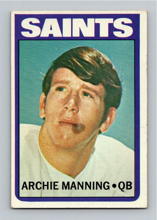 1972 Topps Archie Manning #55 Rookie