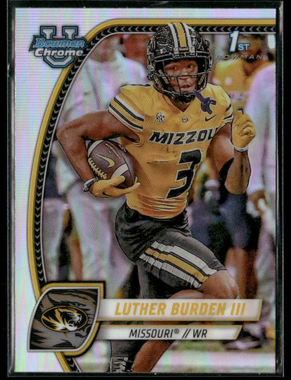 2024 Bowman Chrome Luther Burden III #123 Refractor