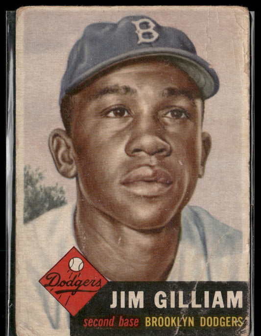 1953 Topps Jim Gilliam #258 High Number Rookie