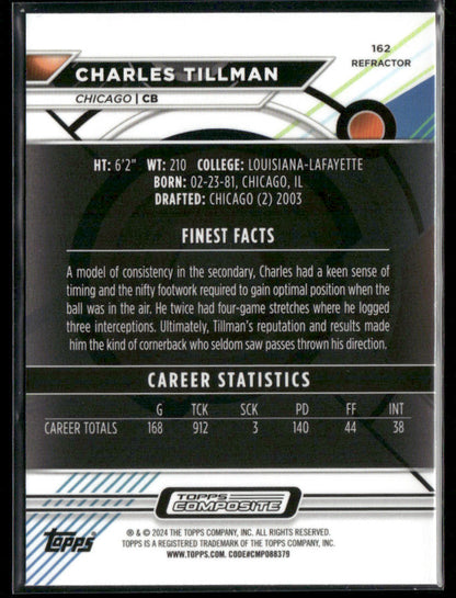 2023 Topps Composite Charles Tillman #162 Finest Refractor