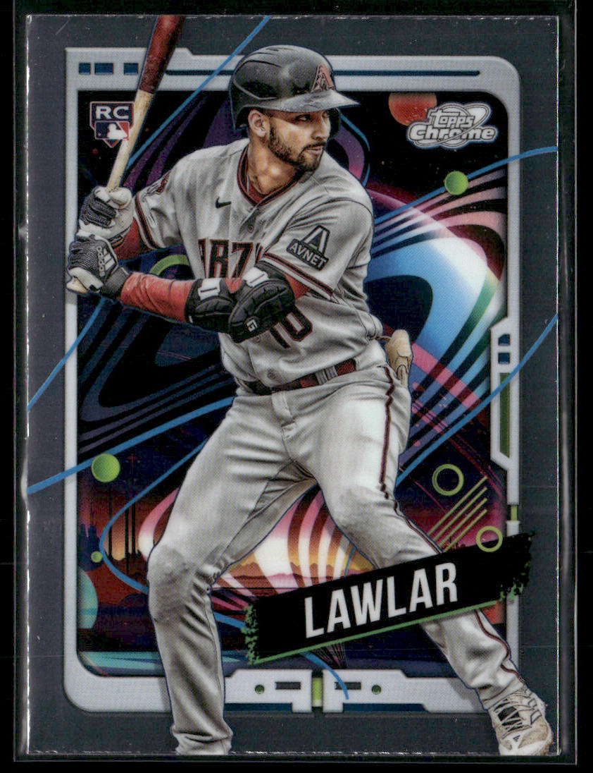 2024 Topps Chrome Cosmic Jordan Lawlar #5 Rookie