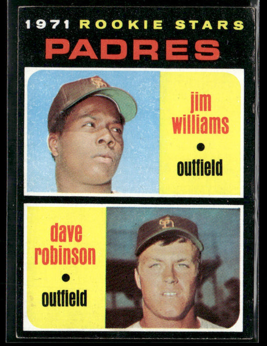 1971 Topps Jim Williams Dave Robinson #262 Rookie Stars