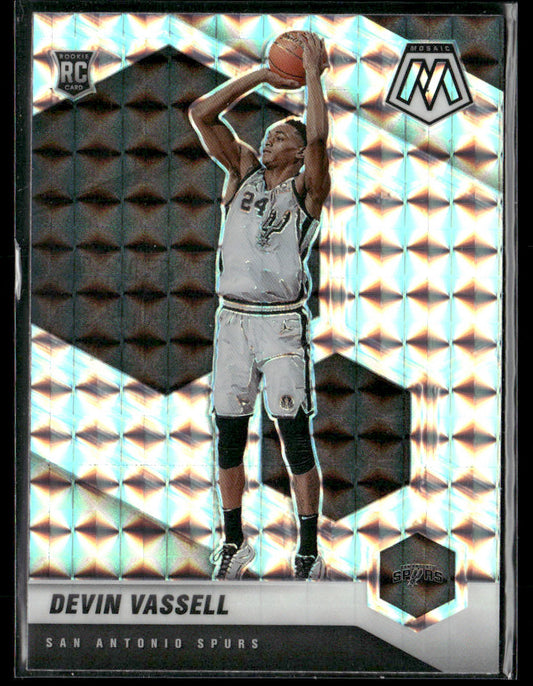 2020-21 Panini Mosaic Devin Vassell #221 Mosaic Rookie