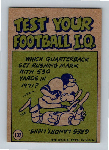 1972 Topps Bob Griese #132