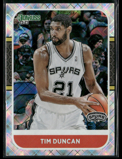 2022-23 Donruss Tim Duncan #16 Retro Series Diamond