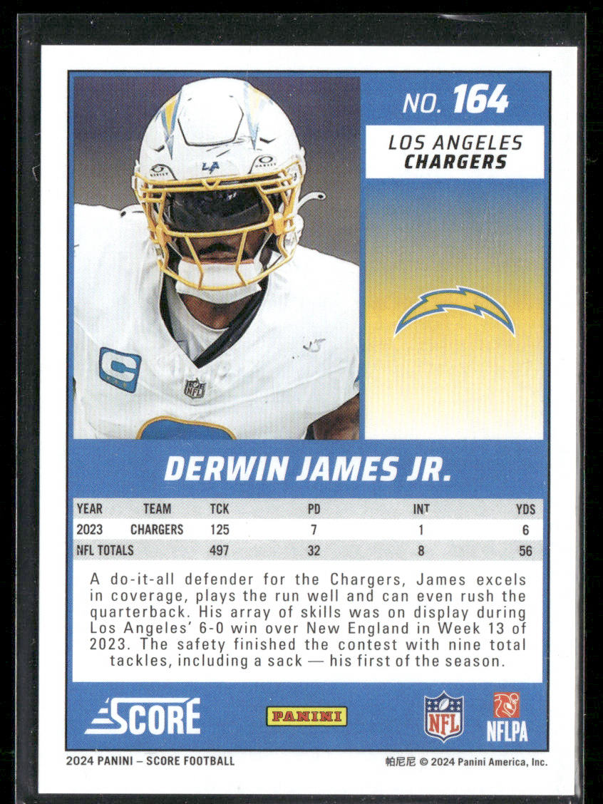 2024 Panini Score Derwin James Jr. #164 /299