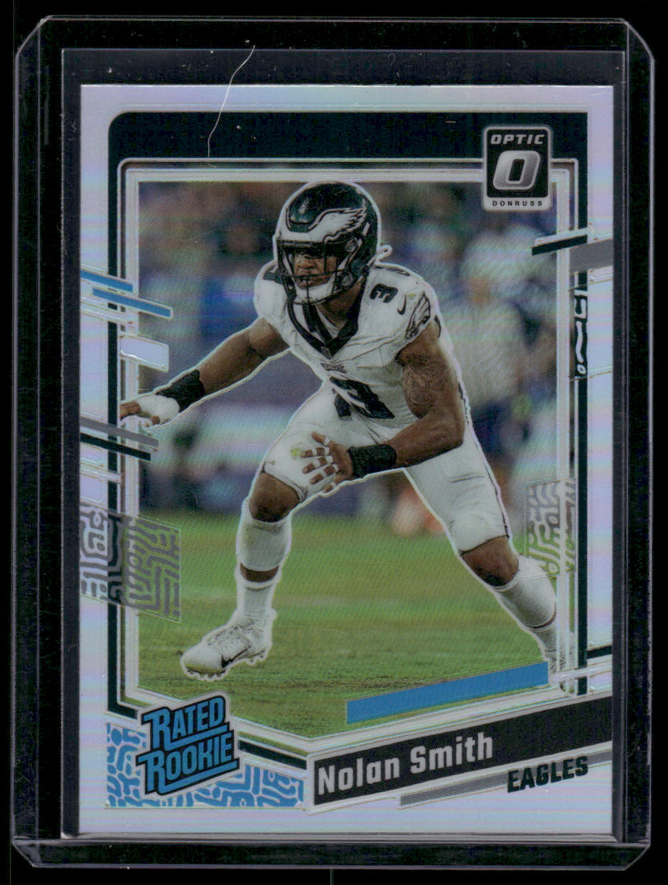 2023 Panini Optic Nolan Smith #283 Holo Prizm Rated Rookie