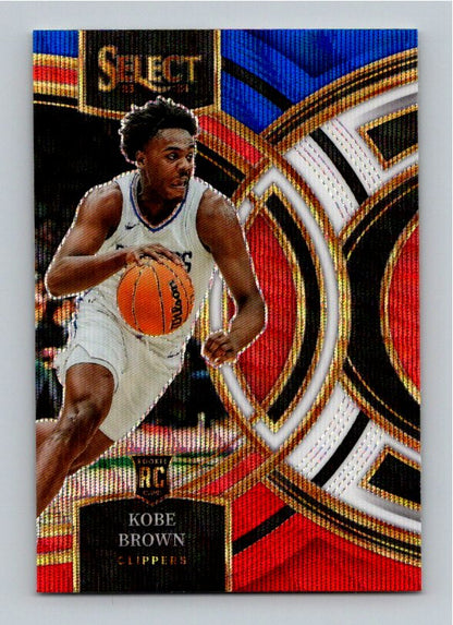 2023-24 Panini Select Kobe Brown #110 Tri-Color Premier Level RC