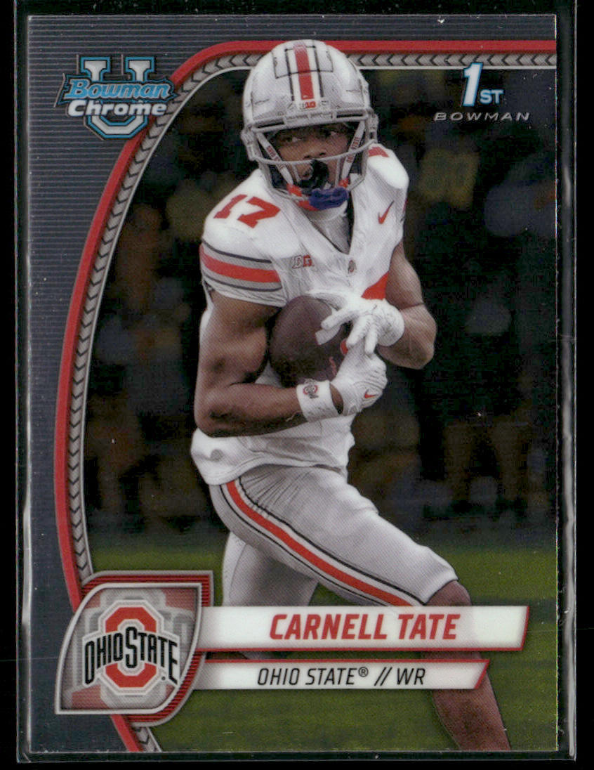 2024 Bowman Chrome University Carnell Tate #39