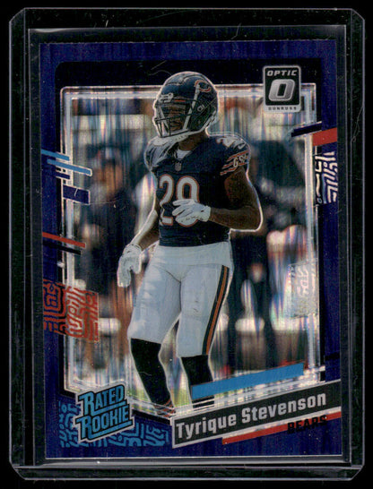 2023 Panini Optic Tyrique Stevenson #219 RC Rated Rookie