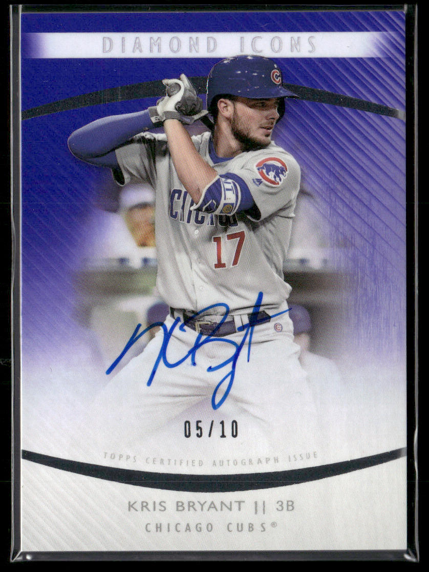 2017 Topps Diamond Icons Kris Bryant #AU-KB Autograph /10