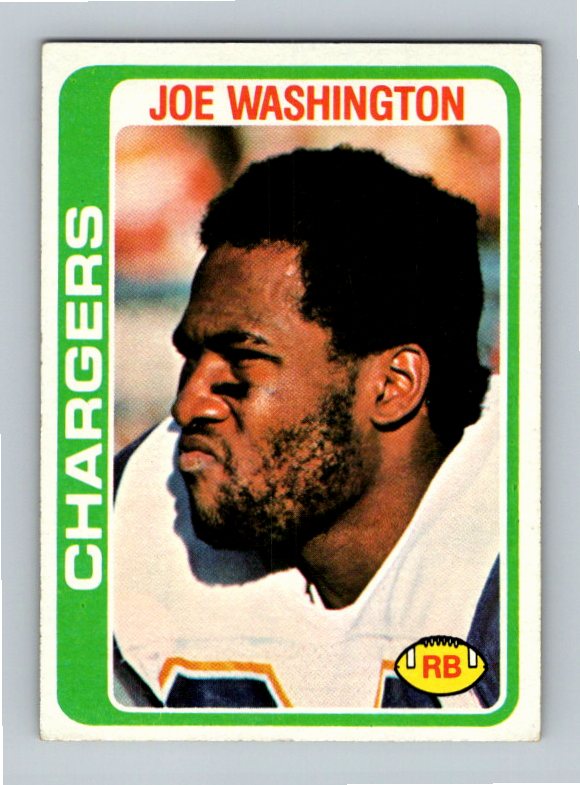 1978 Topps Joe Washington #387