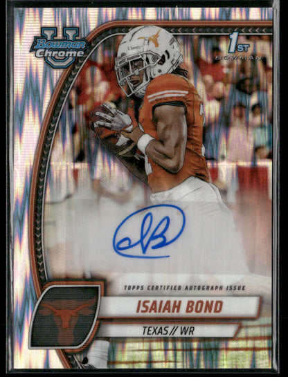 2024 Bowman Chrome University Isaiah Bond #PA-IB0