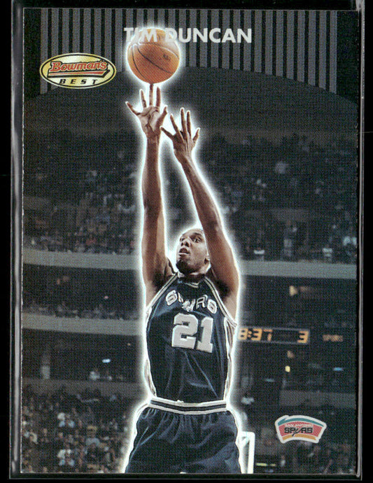 2000-01 Bowmans Best Tim Duncan #50