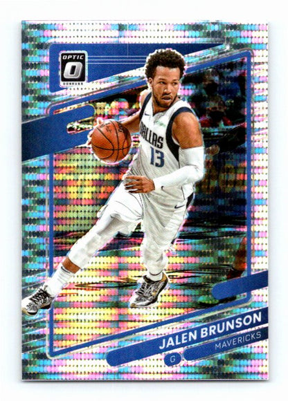 2021-22 Panini Donruss Optic Jalen Brunson #97 Silver Prizm